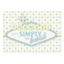 Vegas Baby Boy TY Gift Tag Y Business Card