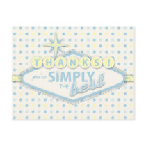 Vegas Baby Boy TY Postcard Y