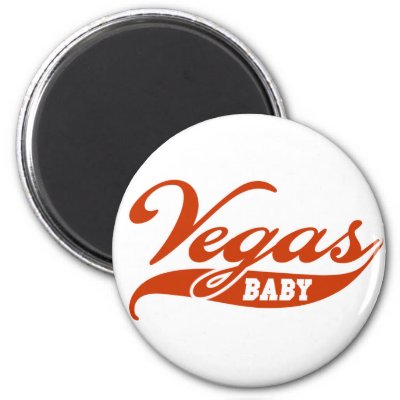 Vegas Baby Fridge Magnets