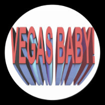 VEGAS BABY!  STICKERS