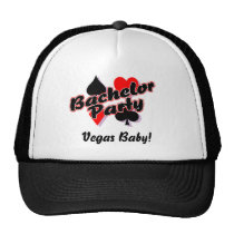 Vegas Bachelor Party hats