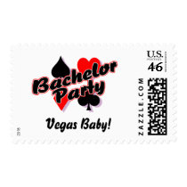 Vegas Bachelor Party Stamp