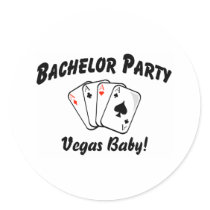 Vegas Bachelor Party Sticker