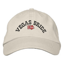 Vegas Bride Embroidered Hat embroidered hats