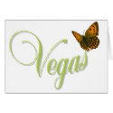 Vegas Butterfly Card