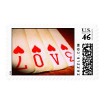 Vegas Cards Love Wedding Invitation Stamp