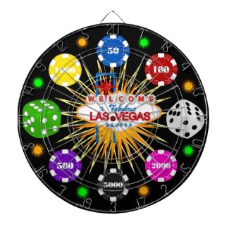 Vegas Casino Night Dartboard