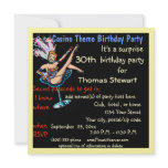 Vegas Casino Style Birthday Party Announcements