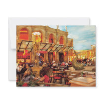 Vegas - Cesar's - Lunch in Italy invitations by suburbanscenes Vegas - Cesar's - Lunch in Italy invitations