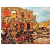 Vegas - Cesar's - Lunch in Italy letterhead by suburbanscenes Vegas - Cesar's - Lunch in Italy letterhead