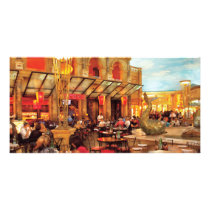 Vegas - Cesar's - Lunch in Italy photo cards by suburbanscenes Vegas - Cesar's - Lunch in Italy photo cards
