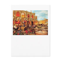 Vegas - Cesar's - Lunch in Italy postcards