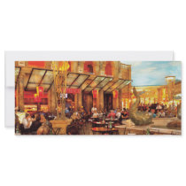 Vegas - Cesar's - Lunch in Italy rack cards by suburbanscenes Vegas - Cesar's - Lunch in Italy rack cards