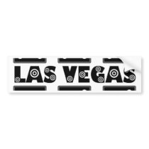 Vegas Dice BullsEYE Target Bumper Stickers