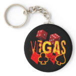 VEGAS - GRUNGE AND PAINT SPLATTER KEY CHAIN