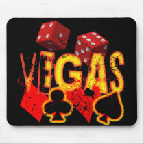 VEGAS - GRUNGE AND PAINT SPLATTER MOUSEPADS
