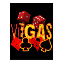 VEGAS - GRUNGE Y SALPICADURA DE LA PINTURA TARJETA POSTAL