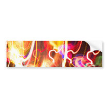 Vegas Lights Bumper Stickers