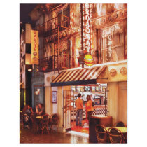 Vegas - NY - Broadway Burger flyers