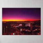 Vegas - NY - Sunrise over the city Print