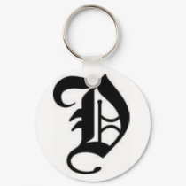 Vega's Old English "D" Key Chain keychains by Vega313Sahfire Vega's Old English "D" Key Chain keychains