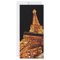 Vegas - Paris - Eiffel Tower Restaurant Rack Card Design