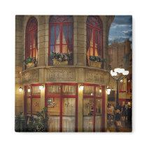 Vegas - Paris - Le Cafe magnets by suburbanscenes Vegas - Paris - Le Cafe magnets