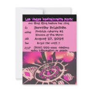 Vegas Pink Bachelorette Invitation invitation
