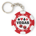 VEGAS POKER CHIP KEY CHAIN