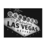 Vegas Sign B&W Postcard Vegas Sign B&W Postcard