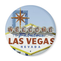 Vegas Sign Daytime magnets