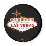 Vegas Sign Lit Up Refrigerator Magnet
