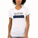 Vegas Slot Player Triple Bar Scoop Neck T-Shirt