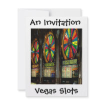Vegas Slots invitations by JunipersWedding Vegas Slots invitations