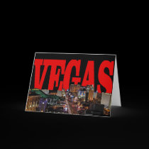 VEGAS Strip Invitation Card