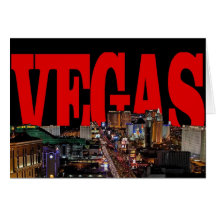 VEGAS Strip Invitation Card