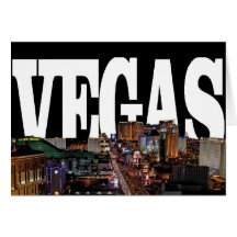 VEGAS Strip Invitation Card