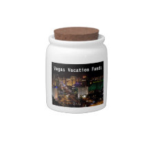 Vegas Vacation Funds Candy Jar