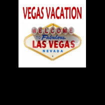 VEGAS VACATION Ladies Spaghetti Top t-shirts