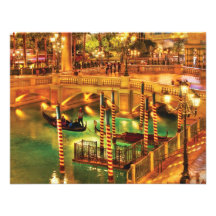 Vegas - Venetian - The Venetian at night Personalized Invitation