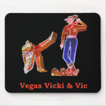 Vegas Vicki & Vic Mousepad! by vegasdusoleil Vegas Vicki & Vic Mousepad!