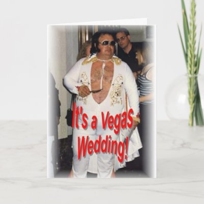 Vegas Wedding Greeting Cards