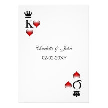 vegas wedding invitation