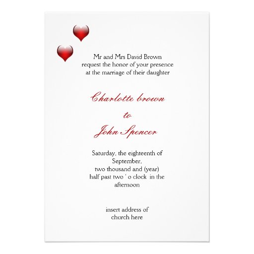 vegas wedding invitation