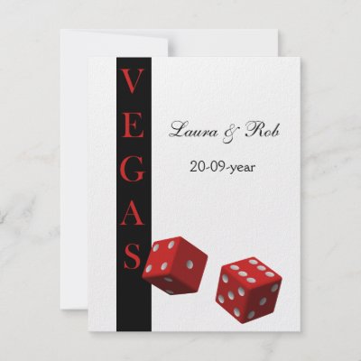 Cheap Vegas Wedding on Vegas Wedding Rsvp Cards Personalized Invitations By Blessedwedding
