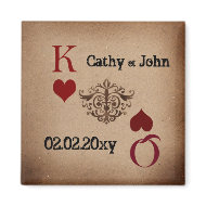 Vegas wedding Save the date magnet magnet