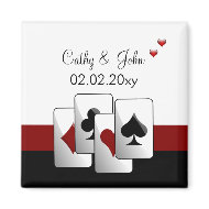 Vegas wedding Save the date magnet magnet