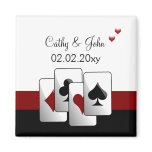 Vegas wedding  Save the date magnet
