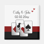 Vegas wedding  Save the date magnet