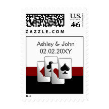 Vegas  wedding stamps